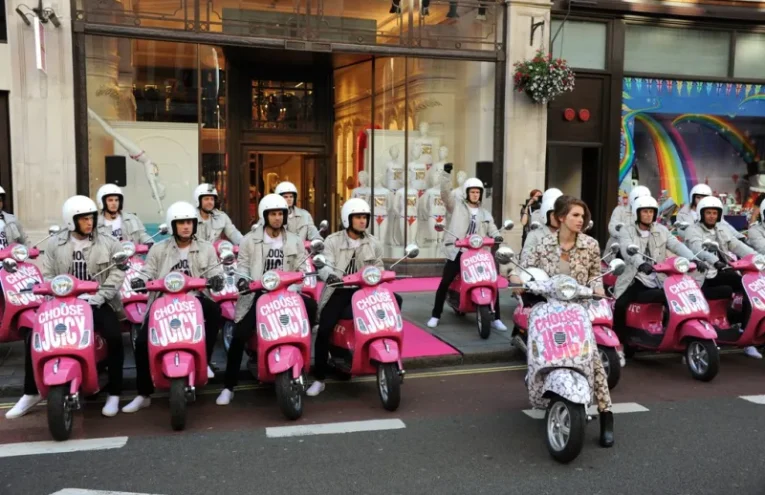 Juicy Couture Regent Street opening 2012