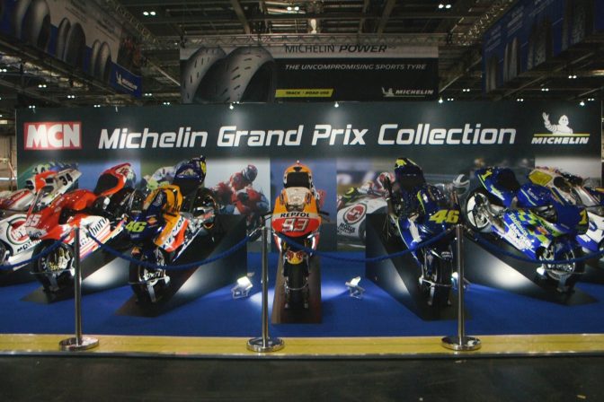 2018 Grand Prix Collection at the MCN Motorcycle show