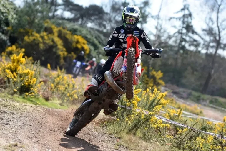 Charlie Frost tearing along the Tenko track - Extreme Enduro - Sponsored by WMB Logistics