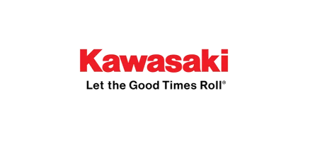 Kawasaki logo - Let The Good Times Roll