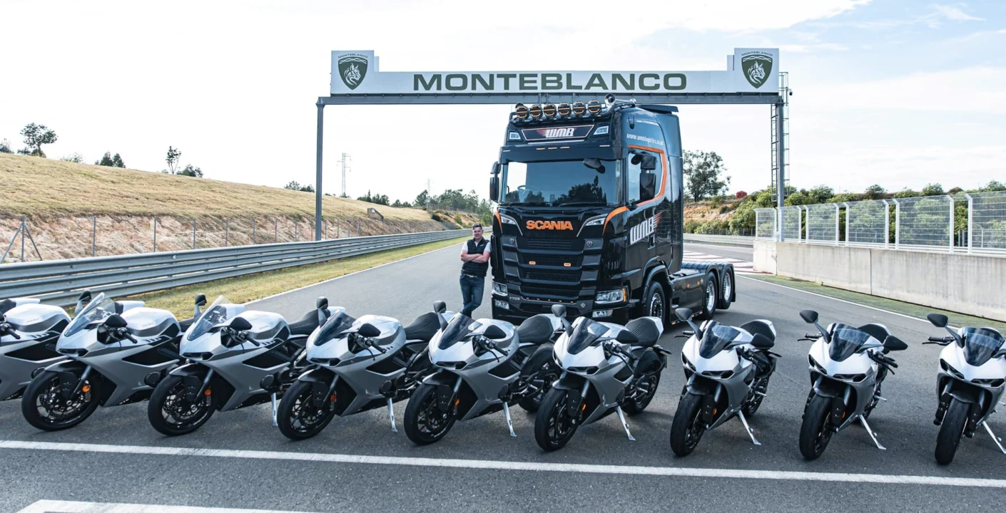 Press launch of the Norton Manx R at Monteblanco - Seville